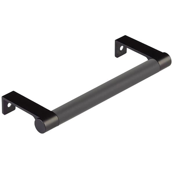 Emtek - Select Cabinet Edge Pull 5-1/4 Inch c-c, Round Edge Stem, Smooth Bar