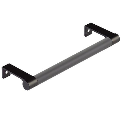 Emtek - Select Cabinet Edge Pull 6-1/4 Inch c-c, Round Edge Stem, Smooth Bar