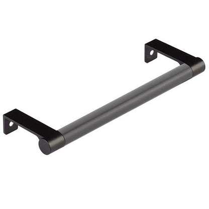 Emtek - Select Cabinet Edge Pull 6-1/4 Inch c-c, Round Edge Stem, Smooth Bar