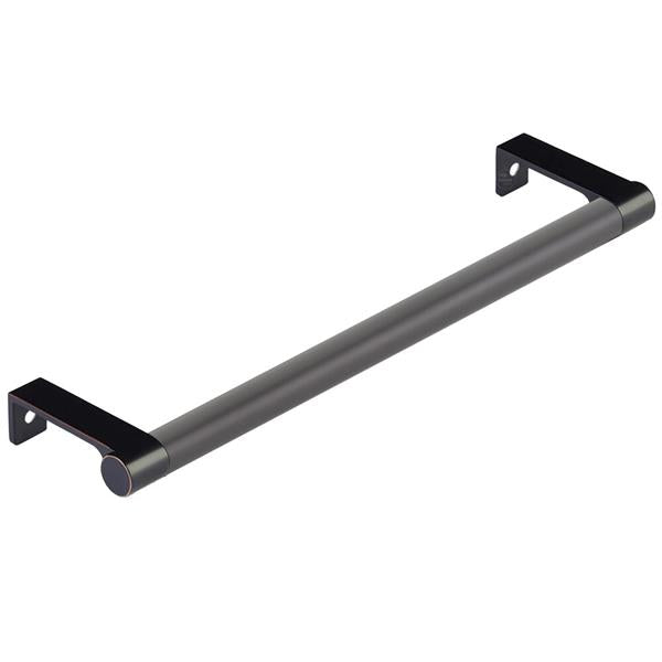 Emtek - Select Cabinet Edge Pull 8-1/4 Inch c-c, Round Edge Stem, Smooth Bar