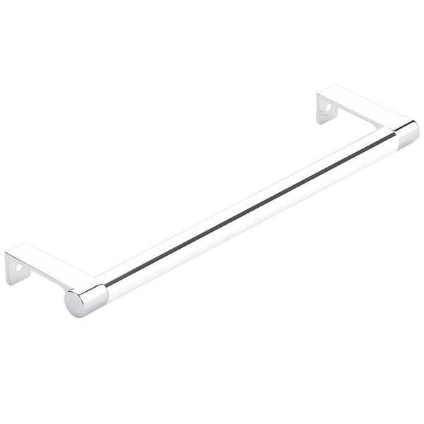 Emtek - Select Cabinet Edge Pull 8-1/4 Inch c-c, Round Edge Stem, Smooth Bar