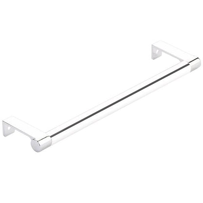Emtek - Select Cabinet Edge Pull 8-1/4 Inch c-c, Round Edge Stem, Smooth Bar
