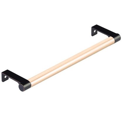 Emtek - Select Cabinet Edge Pull 8-1/4 Inch c-c, Round Edge Stem, Smooth Bar