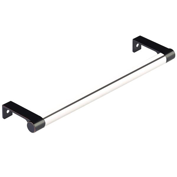 Emtek - Select Cabinet Edge Pull 8-1/4 Inch c-c, Round Edge Stem, Smooth Bar