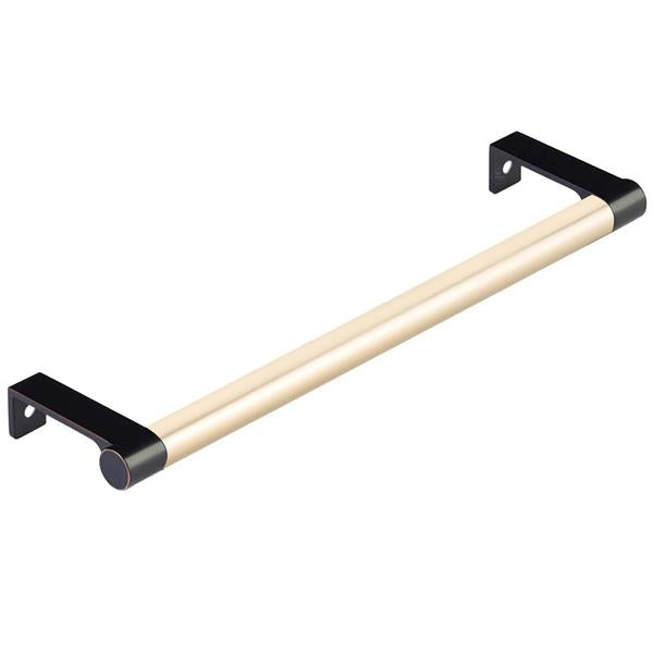 Emtek - Select Cabinet Edge Pull 8-1/4 Inch c-c, Round Edge Stem, Smooth Bar