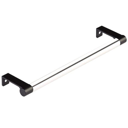 Emtek - Select Cabinet Edge Pull 8-1/4 Inch c-c, Round Edge Stem, Smooth Bar