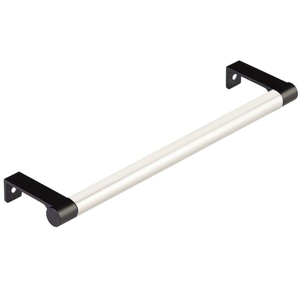 Emtek - Select Cabinet Edge Pull 8-1/4 Inch c-c, Round Edge Stem, Smooth Bar