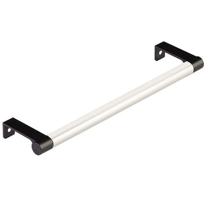 Emtek - Select Cabinet Edge Pull 8-1/4 Inch c-c, Round Edge Stem, Smooth Bar