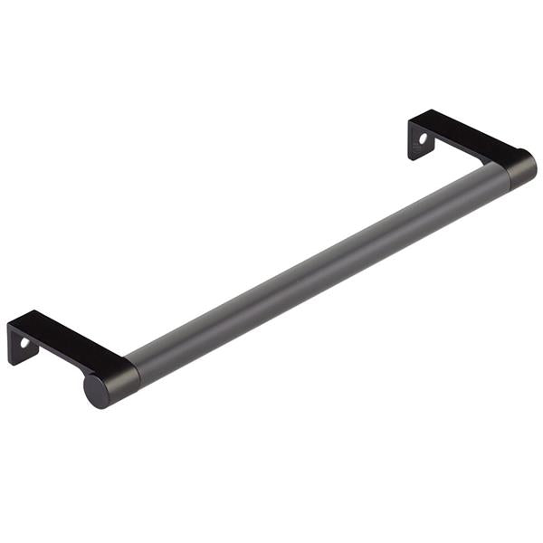 Emtek - Select Cabinet Edge Pull 8-1/4 Inch c-c, Round Edge Stem, Smooth Bar