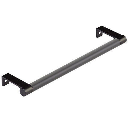 Emtek - Select Cabinet Edge Pull 8-1/4 Inch c-c, Round Edge Stem, Smooth Bar