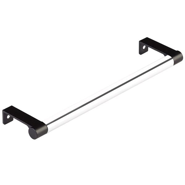 Emtek - Select Cabinet Edge Pull 8-1/4 Inch c-c, Round Edge Stem, Smooth Bar