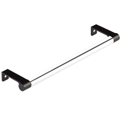 Emtek - Select Cabinet Edge Pull 8-1/4 Inch c-c, Round Edge Stem, Smooth Bar