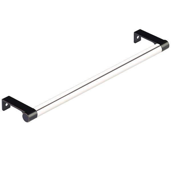 Emtek - Select Cabinet Edge Pull 10-1/4 Inch c-c, Round Edge Stem, Smooth Bar