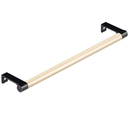 Emtek - Select Cabinet Edge Pull 10-1/4 Inch c-c, Round Edge Stem, Smooth Bar