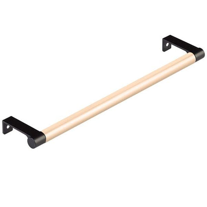 Emtek - Select Cabinet Edge Pull 10-1/4 Inch c-c, Round Edge Stem, Smooth Bar
