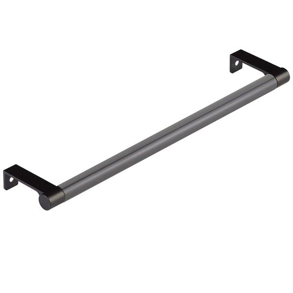 Emtek - Select Cabinet Edge Pull 10-1/4 Inch c-c, Round Edge Stem, Smooth Bar