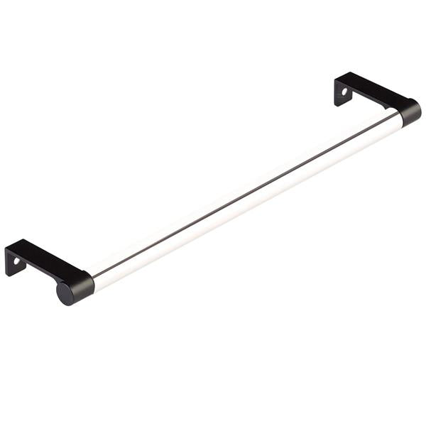 Emtek - Select Cabinet Edge Pull 10-1/4 Inch c-c, Round Edge Stem, Smooth Bar