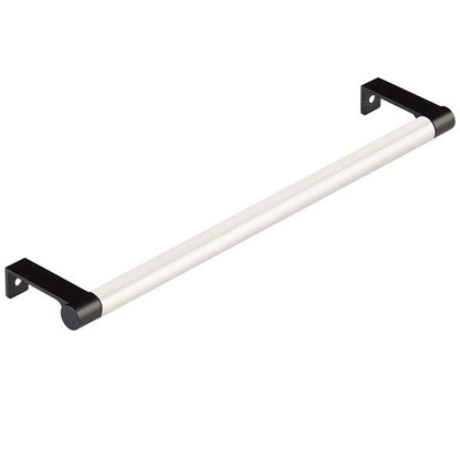 Emtek - Select Cabinet Edge Pull 10-1/4 Inch c-c, Round Edge Stem, Smooth Bar