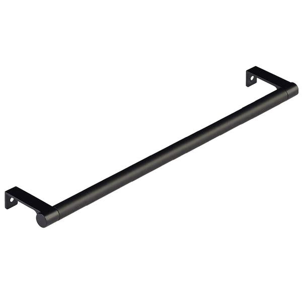 Emtek - Select Cabinet Edge Pull 12-1/4 Inch c-c, Round Edge Stem, Smooth Bar