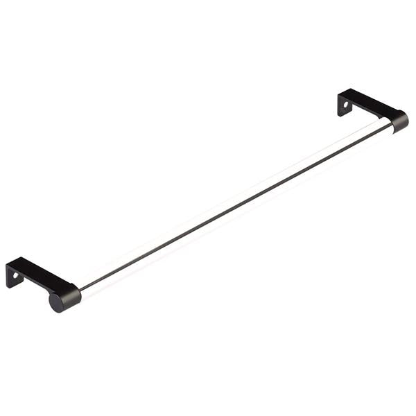Emtek - Select Cabinet Edge Pull 12-1/4 Inch c-c, Round Edge Stem, Smooth Bar