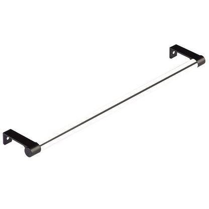 Emtek - Select Cabinet Edge Pull 12-1/4 Inch c-c, Round Edge Stem, Smooth Bar
