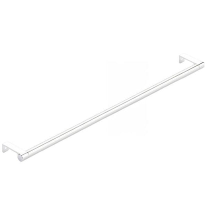 Emtek - Select Cabinet Edge Pull 18-1/4 Inch c-c, Round Edge Stem, Smooth Bar