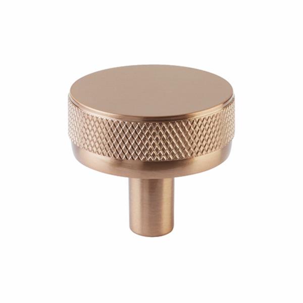 Emtek - Select Cabinet Knob 1-1/4 Inch, Conical Stem, Knurled Knob