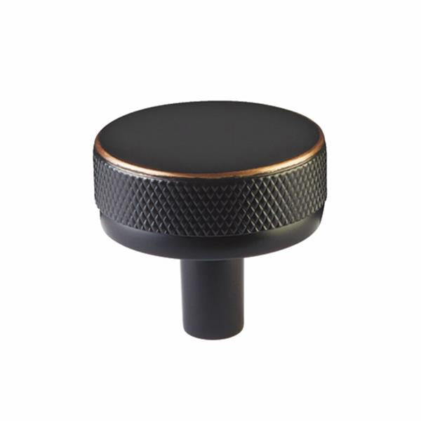 Emtek - Select Cabinet Knob 1-1/4 Inch, Conical Stem, Knurled Knob