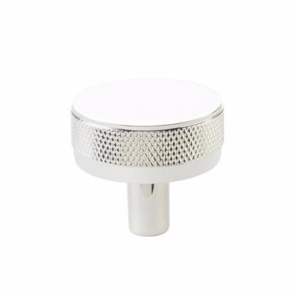 Emtek - Select Cabinet Knob 1-1/4 Inch, Conical Stem, Knurled Knob