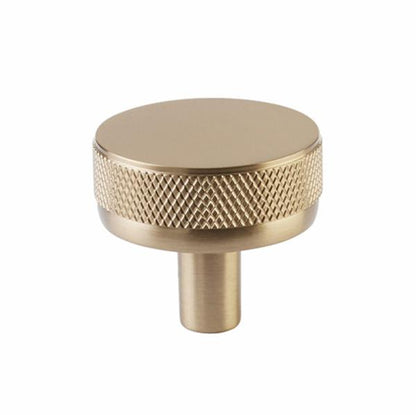 Emtek - Select Cabinet Knob 1-1/4 Inch, Conical Stem, Knurled Knob