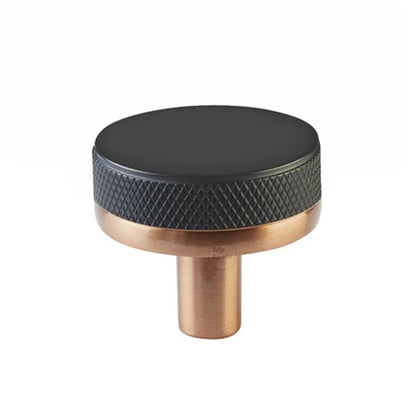 Emtek - Select Cabinet Knob 1-1/4 Inch, Conical Stem, Knurled Knob