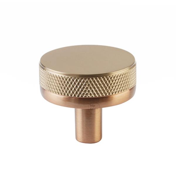 Emtek - Select Cabinet Knob 1-1/4 Inch, Conical Stem, Knurled Knob