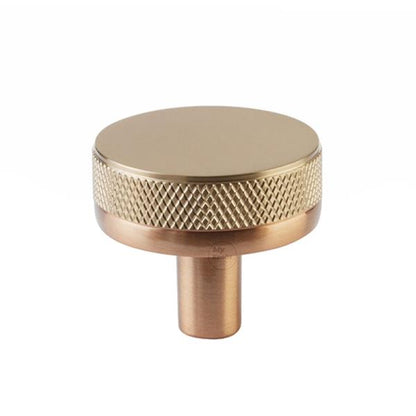 Emtek - Select Cabinet Knob 1-1/4 Inch, Conical Stem, Knurled Knob