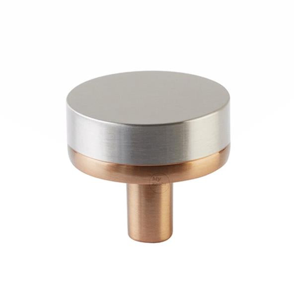 Emtek - Select Cabinet Knob 1-1/4 Inch, Conical Stem, Smooth Knob