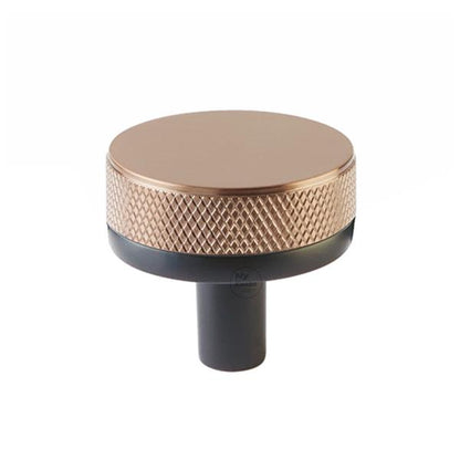 Emtek - Select Cabinet Knob 1-1/4 Inch, Conical Stem, Knurled Knob