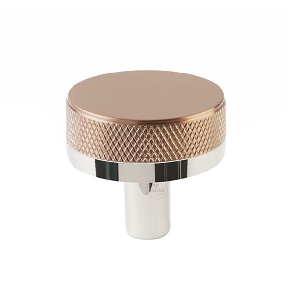 Emtek - Select Cabinet Knob 1-1/4 Inch, Conical Stem, Knurled Knob