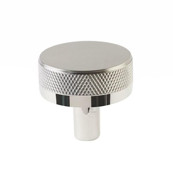 Emtek - Select Cabinet Knob 1-1/4 Inch, Conical Stem, Knurled Knob