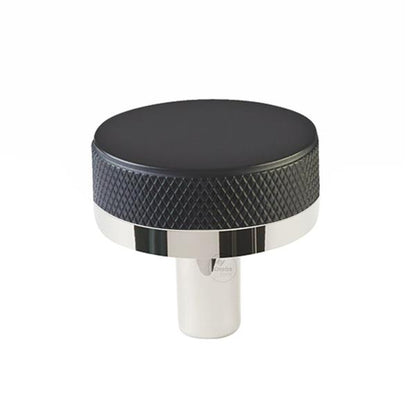 Emtek - Select Cabinet Knob 1-1/4 Inch, Conical Stem, Knurled Knob