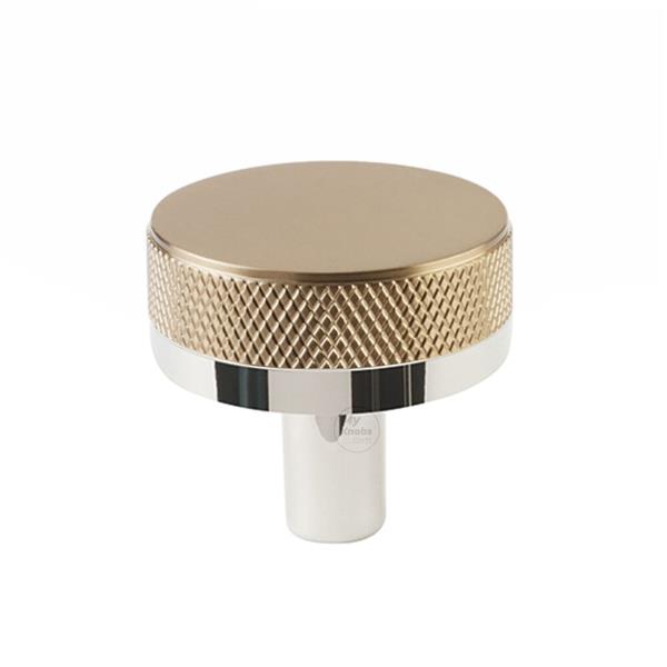 Emtek - Select Cabinet Knob 1-1/4 Inch, Conical Stem, Knurled Knob