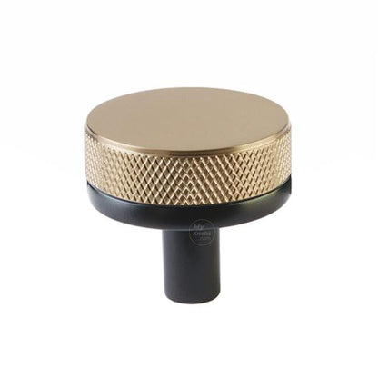 Emtek - Select Cabinet Knob 1-1/4 Inch, Conical Stem, Knurled Knob