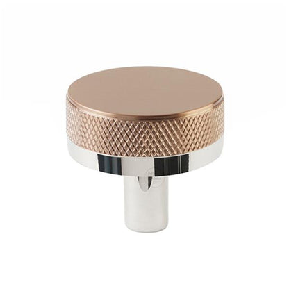 Emtek - Select Cabinet Knob 1-1/4 Inch, Conical Stem, Knurled Knob