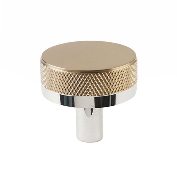 Emtek - Select Cabinet Knob 1-1/4 Inch, Conical Stem, Knurled Knob