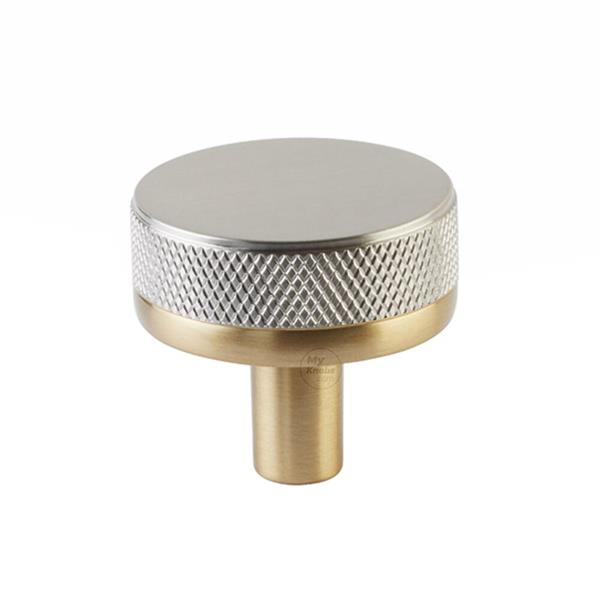 Emtek - Select Cabinet Knob 1-1/4 Inch, Conical Stem, Knurled Knob