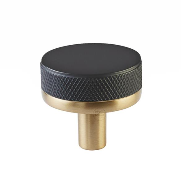 Emtek - Select Cabinet Knob 1-1/4 Inch, Conical Stem, Knurled Knob