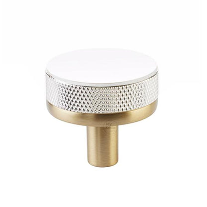 Emtek - Select Cabinet Knob 1-1/4 Inch, Conical Stem, Knurled Knob