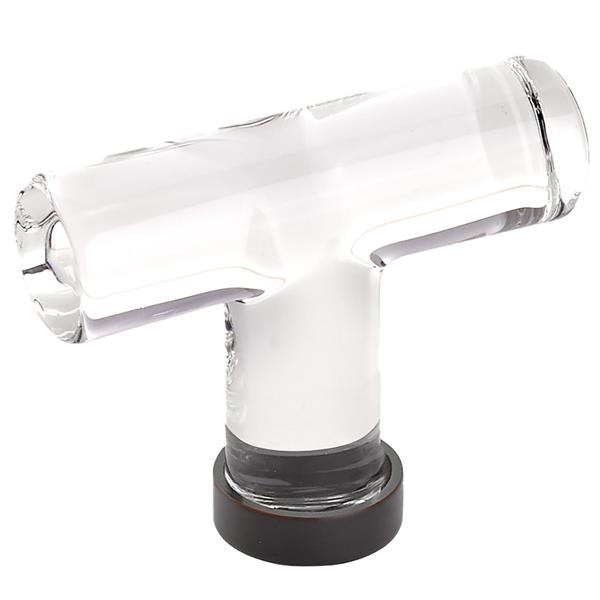 Emtek - Glass T Knob, 2-1/8 Inch