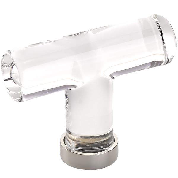 Emtek - Glass T Knob, 2-1/8 Inch