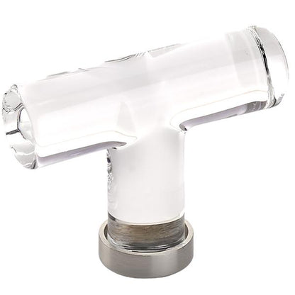 Emtek - Glass T Knob, 2-1/8 Inch