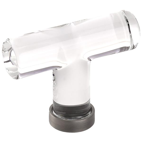 Emtek - Glass T Knob, 2-1/8 Inch