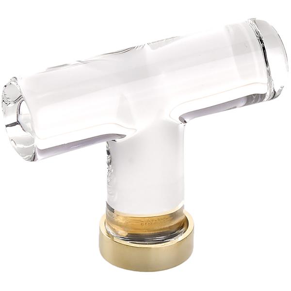 Emtek - Glass T Knob, 2-1/8 Inch